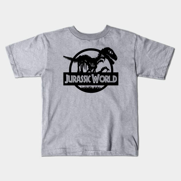 Jurassic World Kids T-Shirt by Galina Povkhanych